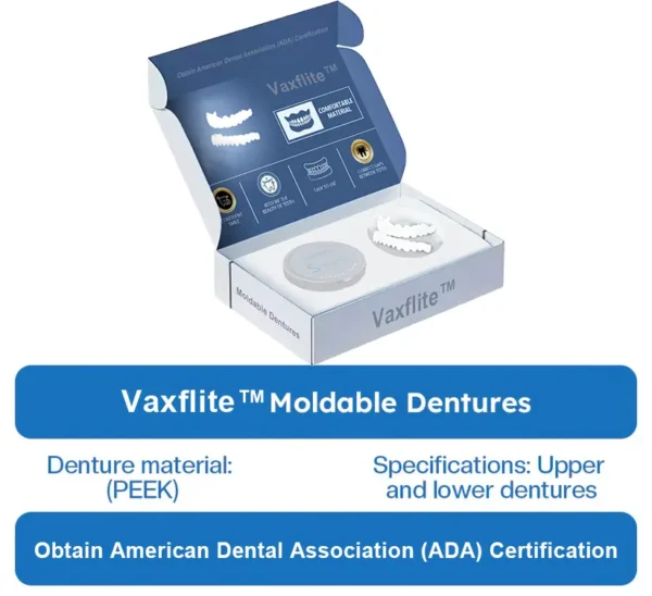 Official Store | VAXFLITE™ Moldable Veneers⭐Obtain American Dental Association (ADA) Certification ✅
