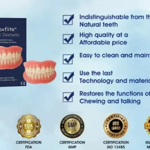 Official Store | Vaxflite™Advanced Full Denture Set 🦷obtained American Dental Association (ADA) certification✅