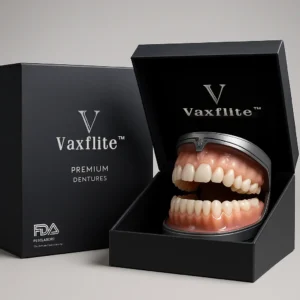 🌟 Vaxflite™ – Custom-Crafted Dentures That Feel as Natural as They Look👩‍🔬