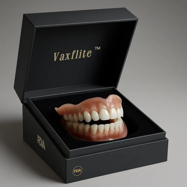 🌟 Vaxflite™ – Custom-Crafted Dentures That Feel as Natural as They Look👩‍🔬