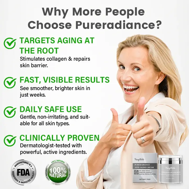 🔥2025 Hot-Selling Latest Upgraded Version PureRadiance Anti-Aging Cream