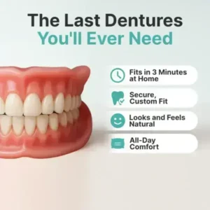 【OFFICIAL STORE】Medazy™ Custom-Fit Full Functional Dentures
