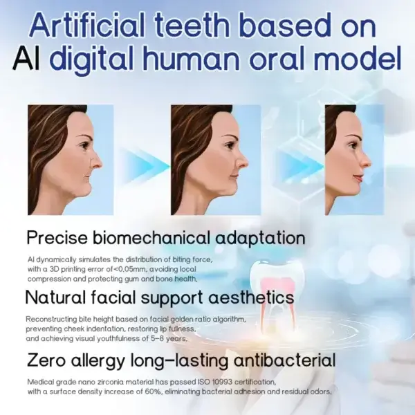 【Official Brand Store】Custom-Fit Functional Dentures — ComfortMax Edition