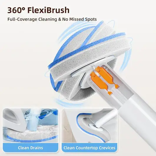 QIAWI™ FreshClean Disposable Toilet Brush System