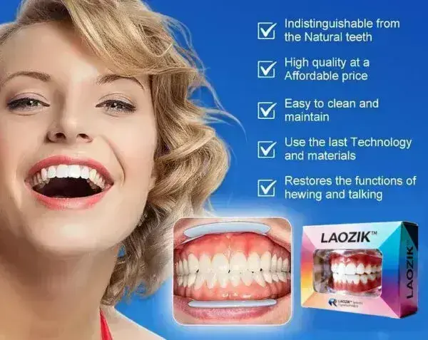 🔥Easter Special – 70% Off! | LAOZIK™ Custom Functional Dentures — Made in the USA, for a More Confident Smile!