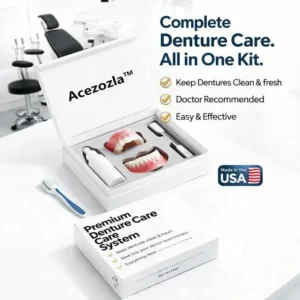 Easy Denture Set, Comfortable Smile Makeover - Made and Shipped from the USA🍀