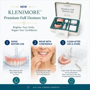 ⏰Ends Today: 70% OFF! 🌎KLENIMORE™ Custom-Fit Dentures— Designed for Comfort and a Natural-Looking Smile