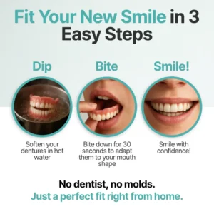 ⏰Ends Today: 70% OFF! 🌎KLENIMORE™ Custom-Fit Dentures— Designed for Comfort and a Natural-Looking Smile