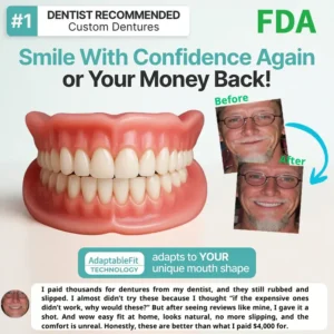 ⏰Ends Today: 70% OFF! 🌎KLENIMORE™ Custom-Fit Dentures— Designed for Comfort and a Natural-Looking Smile