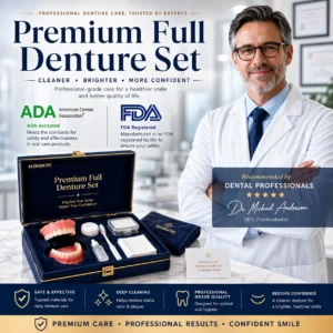 ⏰Ends Today: 70% OFF! 🌎KLENIMORE™ Custom-Fit Dentures— Designed for Comfort and a Natural-Looking Smile