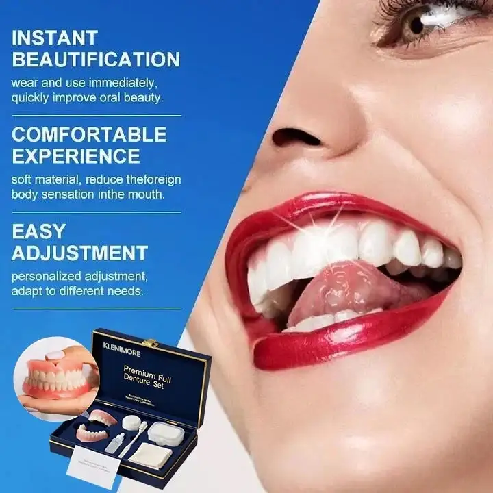 ⏰Ends Today: 70% OFF! 🌎KLENIMORE™ Custom-Fit Dentures— Designed for Comfort and a Natural-Looking Smile