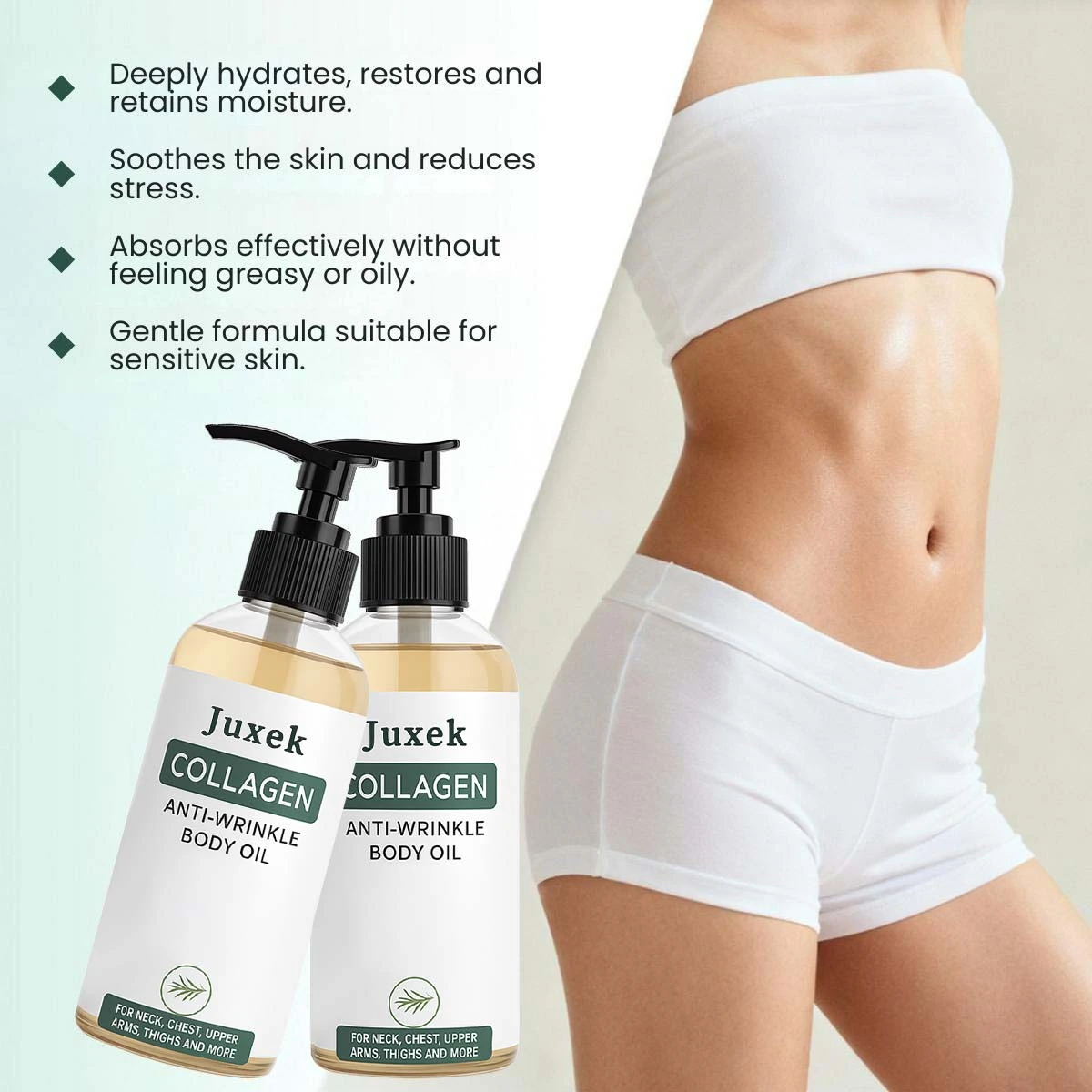 JUXEK Collagen Oil | Tightens and lifts sagging skin by 98% within 24 hours