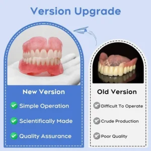 🔥Limited Time 50% OFF: 2nd ltem 60% Off🔥HazyGalaxy® Medical Full Denture with Strong Suction ✅ Made and Shipped from the USA🍀
