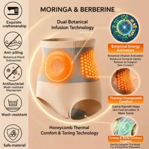 SOLENROA® 2026 New Release Moringa & Berberine 4‑In‑1 Micro‑Particle Sculpting & Fat‑Burn Shorts