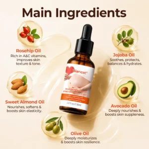 Biancat® SilkStretch Natural Stretch Mark & Scar Oil