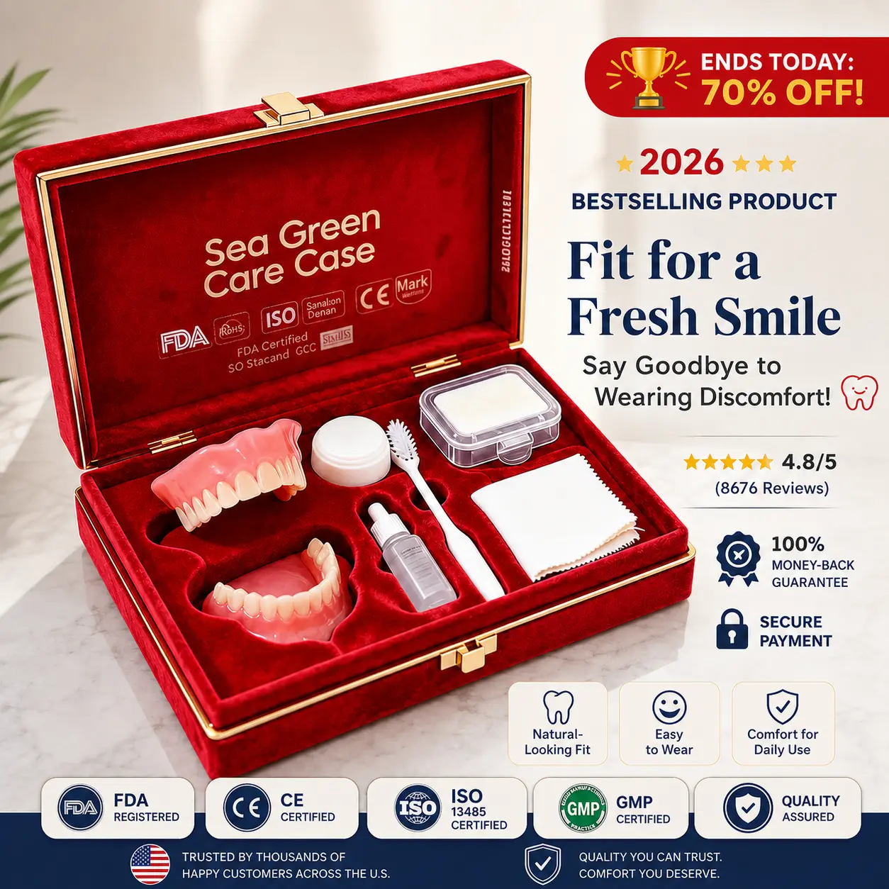 KLENIMORE® Premium Denture 2026 | Secure Custom Fit