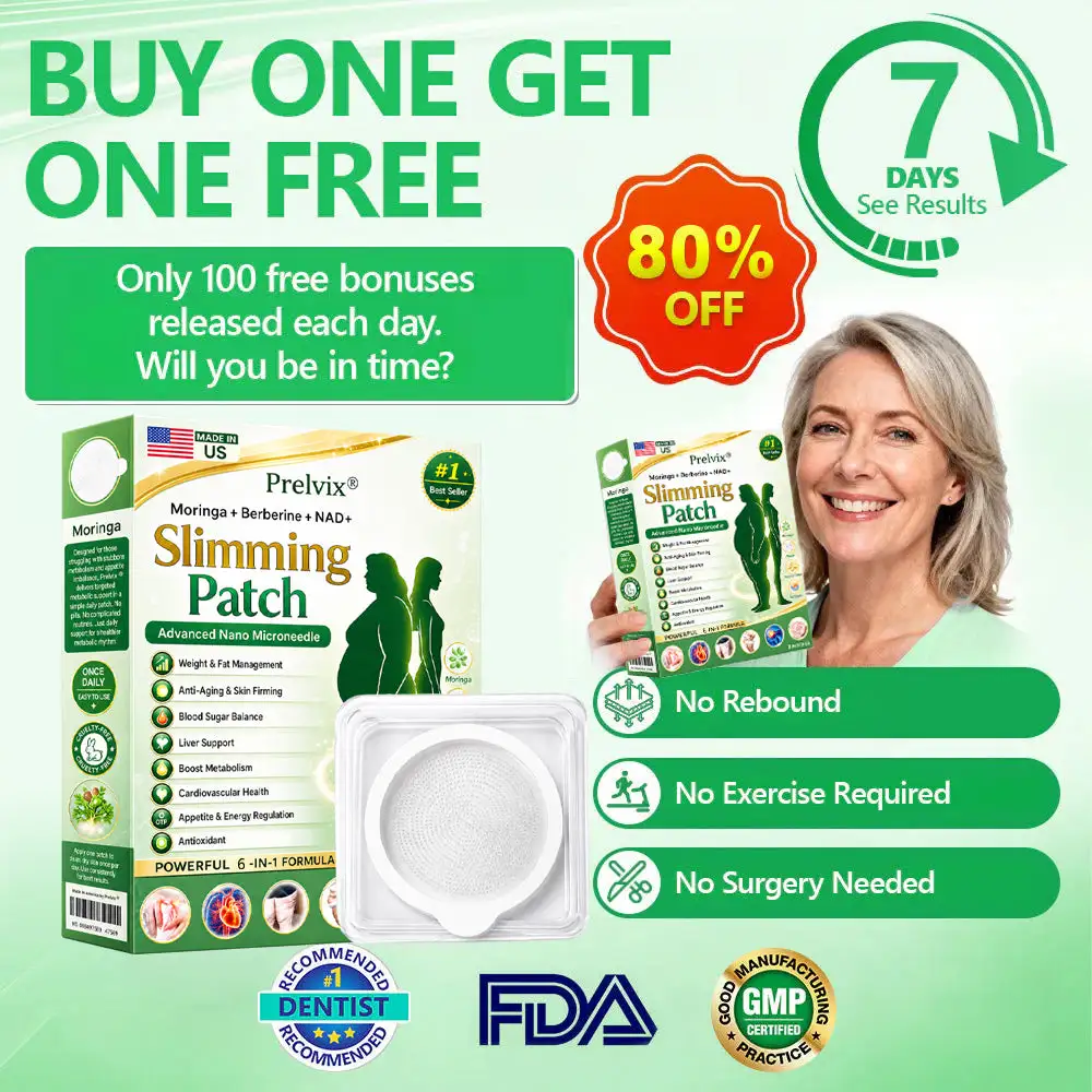 Prelvix® 6-in-1 Nano Wellness Patch 2026 | Weight Support
