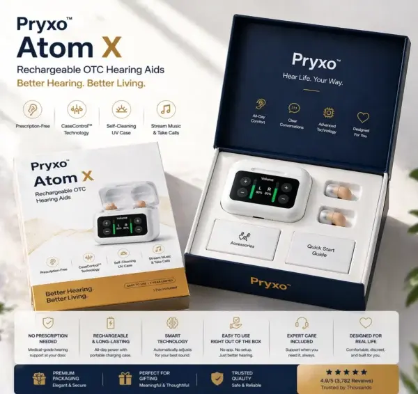 Pryxo™ Smart AI Hearing Aid 2026 | Clear Sound