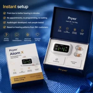 Pryxo™ Smart AI Hearing Aid 2026 | Clear Sound