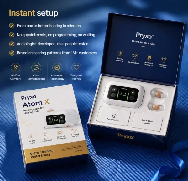 Pryxo™ Smart AI Hearing Aid 2026 | Clear Sound