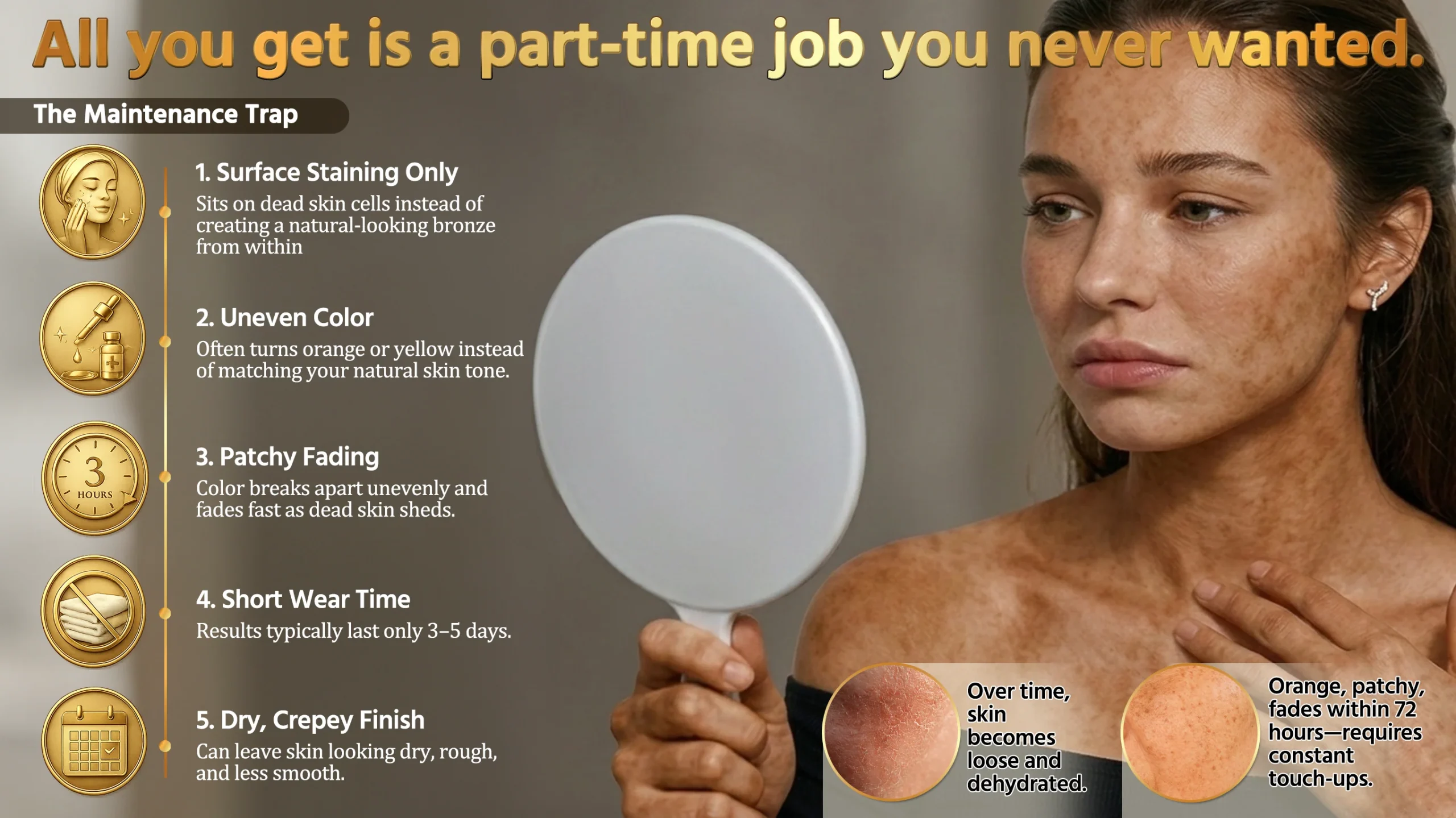 sunless tanning microneedle patch