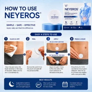 NEYEROS® Advanced Prostate Vitality Microneedle Patch