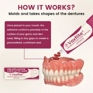 Vaxflite® UltraBond Premium Denture Adhesive
