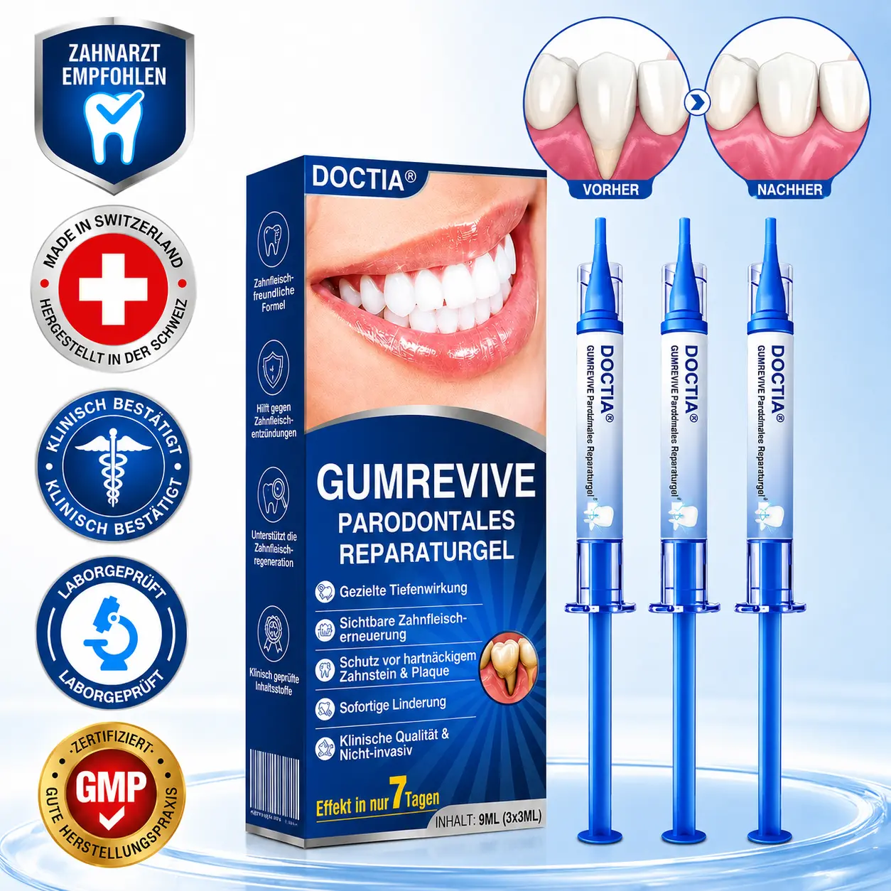 DOCTIA® GumRevive Parodontales Reparaturgel