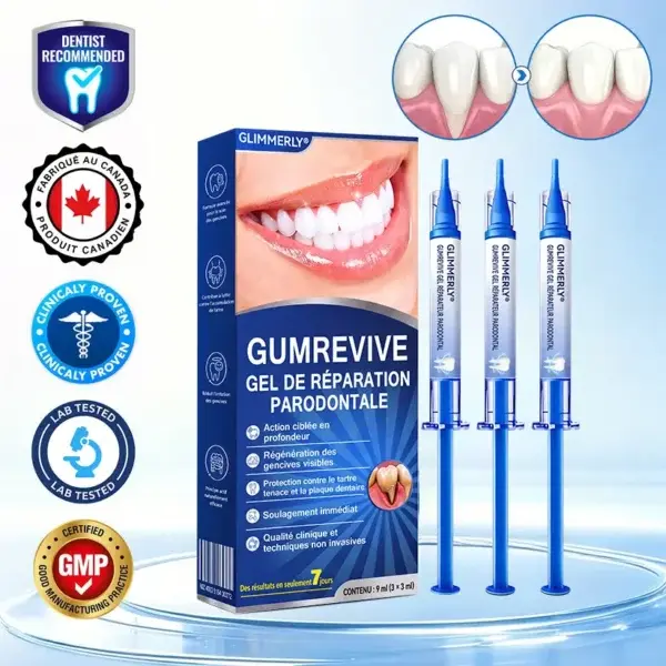 Gel Régénération Parodontale Glimmerly GumRevive